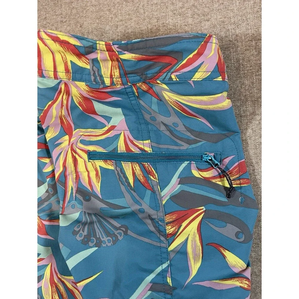Patagonia Wavefarer Board Shorts Swim Trunks Floral Mens Size 32 Vintage Vtg 90s